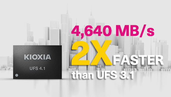 UFS 4.1 is 2X faster than 3.1
