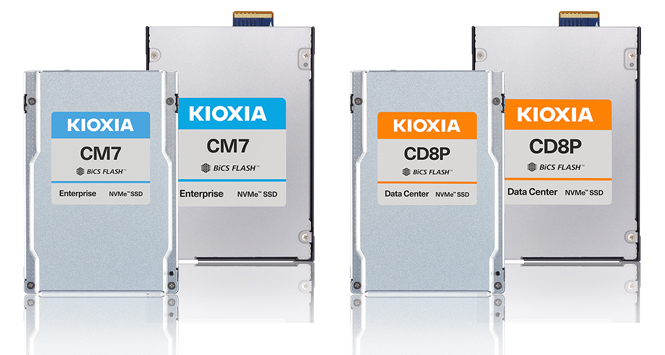 KIOXIA CM7 系列和 KIOXIA CD8P 系列