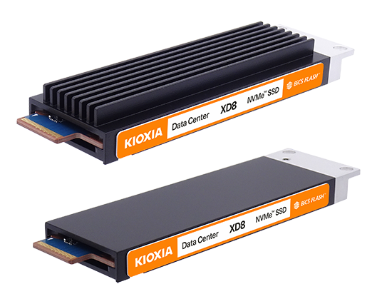 適用於雲端和超大規模環境的 KIOXIA XD8 系列 PCIe 5.0 NVMe EDSFF E1.S SSD