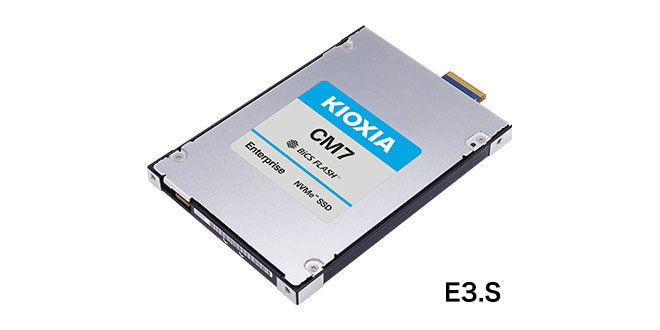KIOXIA CM7 E3.S SSD product image