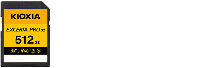 EXCERIA PRO G2 SD Memory Card V90 product image